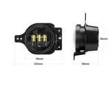 DOT Approved 4 Inch 30W LED Fog Lights For 2018-2020 Jeep Wrangler JL Sport/Sport S And Gladiator JT Sport/Sport S