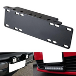EU Edition License Plate Holder LED Light Bar Lamps Mount Bracket For Jeep Offroad SUV