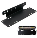 EU Edition License Plate Holder LED Light Bar Lamps Mount Bracket For Jeep Offroad SUV