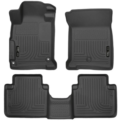 Front & 2nd Seat Floor Liners Fits 13-17 Accord