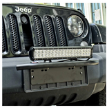 Front Bumper License Plate Black Mounting Bracket