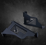Front Foot Pegs With U.S. Flag For 2007-2018 Jeep Wrangler JK
