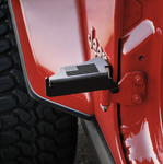 Front Foot Pegs With U.S. Flag For 2018-2019 Jeep Wrangler JL