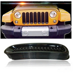 Front Grille Mesh Covers For Jeep Wrangler JK 07-17
