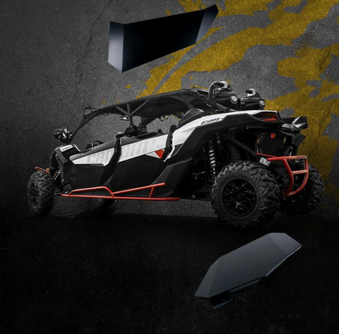 Front Lower Door Inserts For 2017-2018 Can-Am X3 Turbo