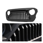 Front Matte Black Bumper Mesh Grill For 2018-2020 Jeep Wrangler JL And Jeep Gladiator JT