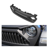 Front Matte Black Bumper Mesh Grill For 2018-2020 Jeep Wrangler JL And Jeep Gladiator JT