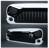 Gladiator Vader Front Painted Black White Grille For 2007-2018 Jeep Wrangler