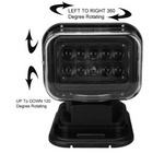 High Power 50W 360 CREE LED Remote Controlled Spot Search Light