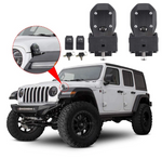 Hood Lock Kit Anti-Theft For 2018+ Jeep Wrangler JL