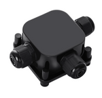 Junction Box, 5Pcs Waterproof IP68 Cable Connector, Larger 3-Way External Electrical Junction Box Ø 5.5mm-10.2mm (1 PCS Screwdriver)