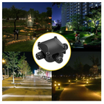 Junction Box, 5Pcs Waterproof IP68 Cable Connector, Larger 3-Way External Electrical Junction Box Ø 5.5mm-10.2mm (1 PCS Screwdriver)