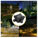 Junction Box, 5Pcs Waterproof IP68 Cable Connector, Larger 3-Way External Electrical Junction Box Ø 5.5mm-10.2mm (1 PCS Screwdriver)