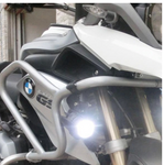 LED Auxiliary Fog Lights With Protector Guard Covers & Wiring Harness