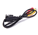 Mini Universal Fit Car Rear View Camera Waterproof Reverse Monitor With 18.5mm Hole Saw - 120 Degree