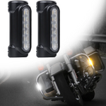 Motorcycle Highway LED Crash Bar Lights Switchback Driving Light For Touring Models