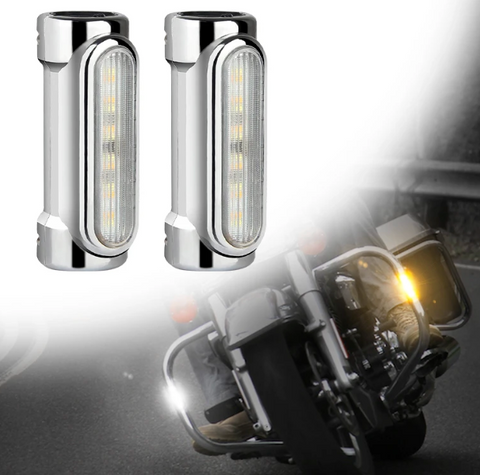 Motorcycle Highway LED Crash Bar Lights Switchback Driving Light For Touring Models