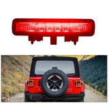 New Version LED Smoked Taillights & Smoked LED 3rd Brake Light Compatible For 2018-2019 Jeep Wrangler JL