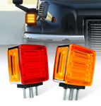 Pillar Series LED Dual Face Truck Fender Pedestal Marker Lights