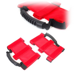 Red Front And Rear Roll Bar Grip Handle