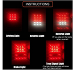 Smoke LED Tail Lights & Turning Signals With Fender Flares Lights