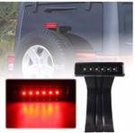 Smoke Spare Tire Rear Brake Light With Smoke 3rd LED Brake Light For 07-18 Jeep Wrangler