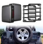 Smoked LED Tail Lights & Metal Tail Lights Cover