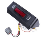 Smoked LED Tail Lights & Metal Tail Lights Cover