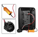 Smoked LED Taillights With Smoked Third LED Replacement Brake Light