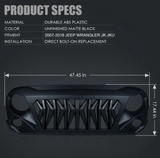 Venom Grille For Jeep Wrangler 2007-2018 JK