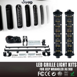 4PC 8" Double Row Philips LED Grille Light Kit