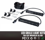 4PC 8" Single Row CREE LED Grille Light Kit