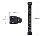 5PC 8" Single Row CREE LED Grille Light Kit