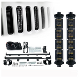 5PC 8" Double Row Philips LED Grille Light Kit