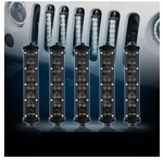 5PC 8" Double Row Philips LED Grille Light Kit