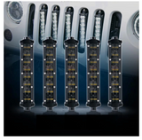 5PC 8" Double Row Philips LED Grille Light Kit