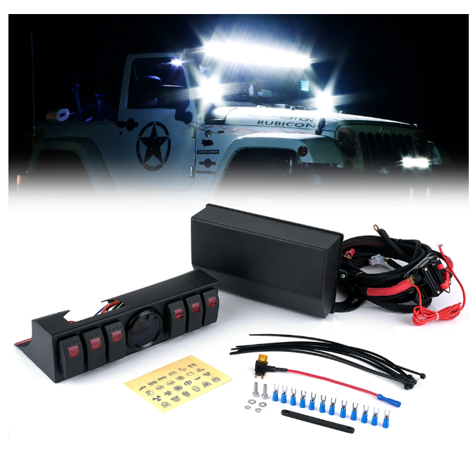 6 Rocker Switch Panel And System Relay Box – Limbotics Motorsports Group