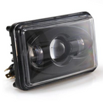 2x 4X6" Rectangle 50W LED Headlight Work Lamp For Offroad Tractor Truck SUV
