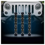 3PC 8" Single Row CREE LED Grille Light Kit