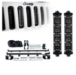 3PC 8" Double Row Philips LED Grille Light Kit