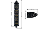 3PC 8" Double Row Philips LED Grille Light Kit