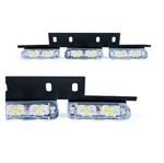 36 LED Patrol Series Red Blue Grille Strobe Light Set