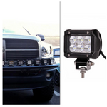 4' 18W ETI LED Work Light For Off-Road SUVs, Boats, Cars, Trucks