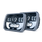 2 Piece 7100 Evolution 5x7" CREE LED Headlight With High/Low Beam And DRL