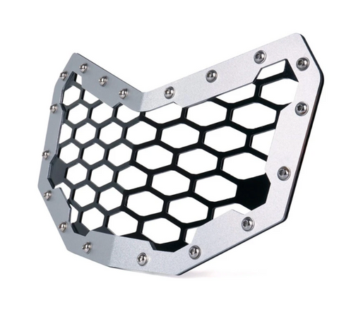 Silver Steel Mesh Grille For 2017 Can-Am Maverick X3