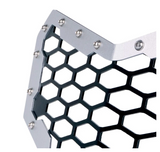 Silver Steel Mesh Grille For 2017 Can-Am Maverick X3