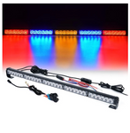 RZ Series 30" Offroad Rear Chase LED Strobe Light Bar With Brake Reverse - Red Blue Yellow Blue Red