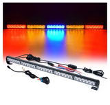 RZ Series 30" Offroad Rear Chase LED Strobe Light Bar With Brake Reverse - Red Yellow Blue Yellow Red