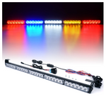 RZ Series 30" Offroad Rear Chase LED Strobe Light Bar With Brake Reverse - Red Blue White Yellow Red