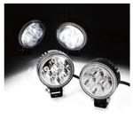 Set Of 2 - 3" 12W Round High Power LED Spot Lights